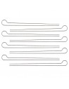 ENSEMBLE DE BROCHETTES DOUBLES WEBER 8 PIECES