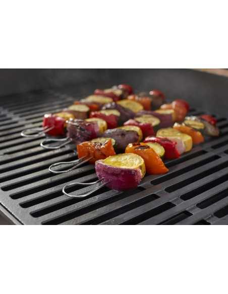 ENSEMBLE DE BROCHETTES DOUBLES WEBER 8 PIECES