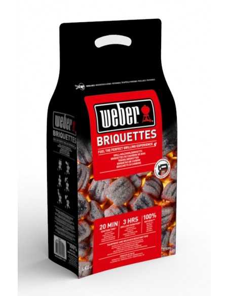 SAC DE 4KG DE BRIQUETTES WEBER