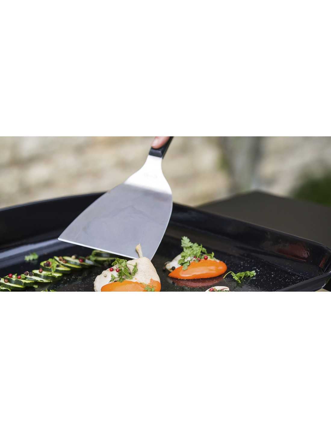 SPATULE COUDÉE INOX POUR PLANCHA - ENO