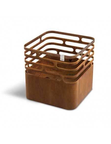brasero en acier corten