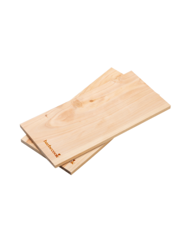 LOT 2 PLANCHES DE CEDRE POUR FUMAGE - BARBECOOK