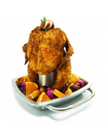 SUPPORT DE CUISSON POUR POULET AVEC PLATEAU BROILKING