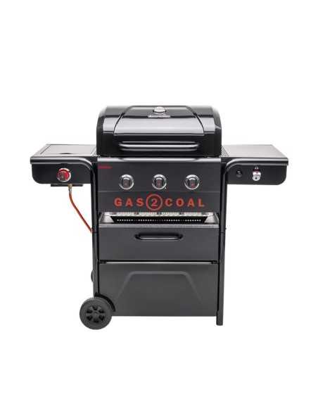 BARBECUE HYBRIDE GAS2COAL 3B BLACK + PLANCHA  - CHARBROIL