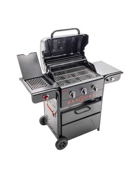 BARBECUE HYBRIDE GAS2COAL 3B BLACK + PLANCHA  - CHARBROIL