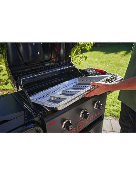 BARBECUE HYBRIDE GAS2COAL 3B BLACK + PLANCHA  - CHARBROIL