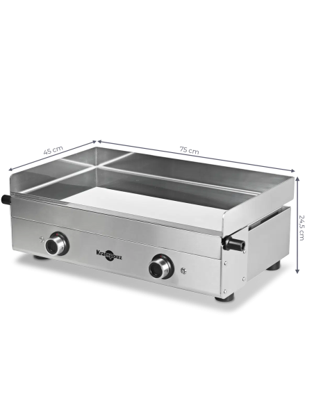 PLANCHA DESIGN ÉLECTRIQUE DOUBLE - KRAMPOUZ