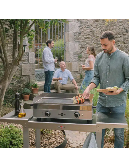 PLANCHA DESIGN ÉLECTRIQUE DOUBLE - KRAMPOUZ