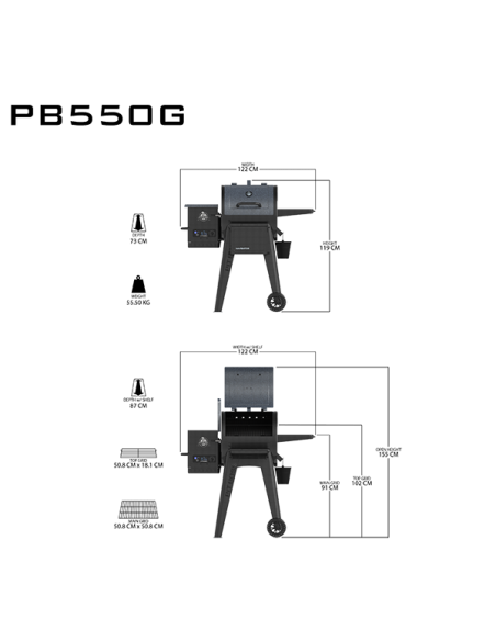 BARBECUE NAVIGATOR 550 - PITBOSS