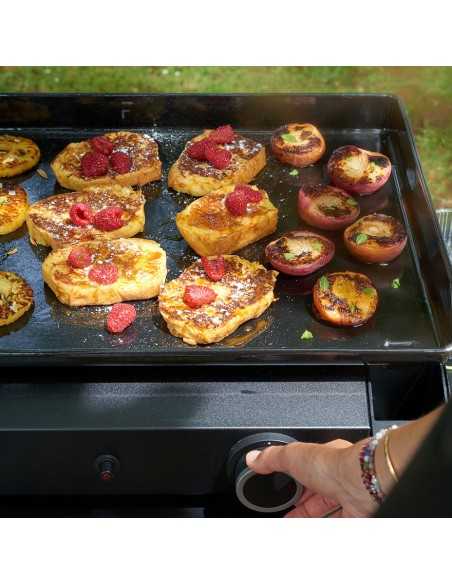 NEW PLANCHA BASE GAZ 60 ACIER NOIR FORGE ADOUR