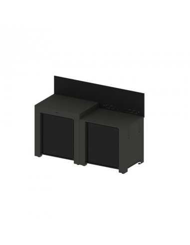 CUISINE ESSENTIAL 2 Modules Gris Cargo -ENO