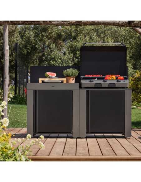 CUISINE ESSENTIAL 2 Modules Gris Cargo -ENO