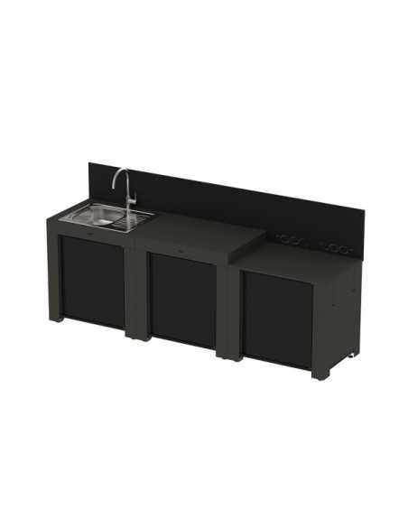 Ensemble CUISINE CLASSIC 3 Modules Gris Cargo - ENO