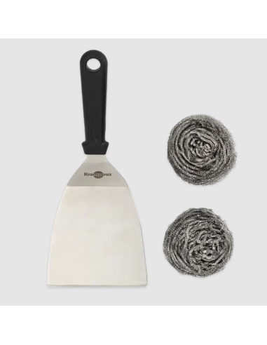 KIT SPATULE+2 BOULES INOX - KRAMPOUZ