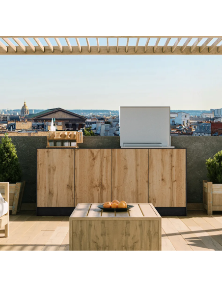 CUISINE D'ETE PINEDE 2M EN COMPACT