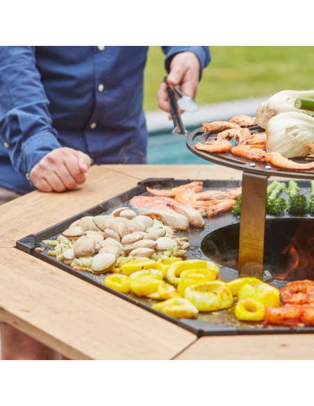 BRASERO NESTOR ISLAND CORTEN-BARBECOOK