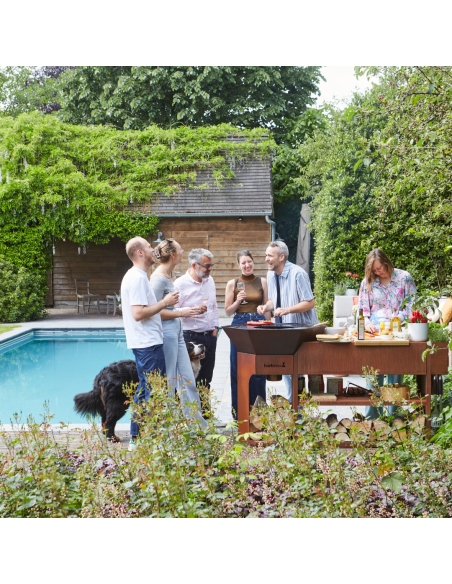 BRASERO NESTOR ISLAND CORTEN-BARBECOOK