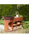 BRASERO NESTOR ISLAND CORTEN-BARBECOOK
