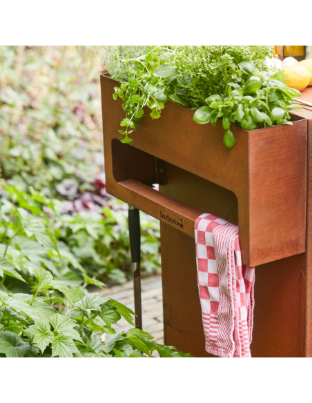 BRASERO NESTOR ISLAND CORTEN-BARBECOOK