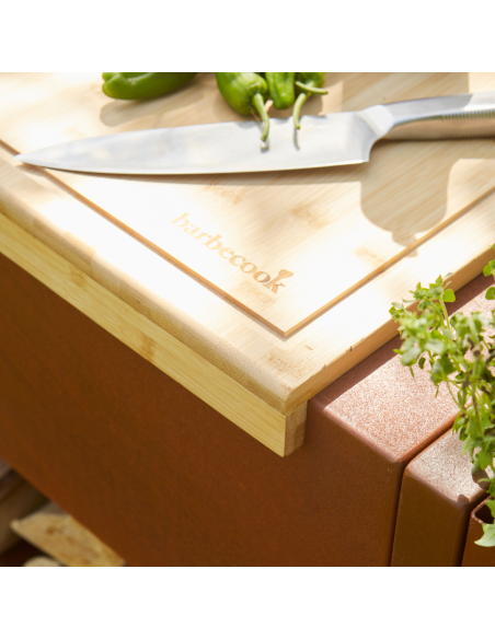 DESSERTE BUDDY  CORTEN -BARBECOOK