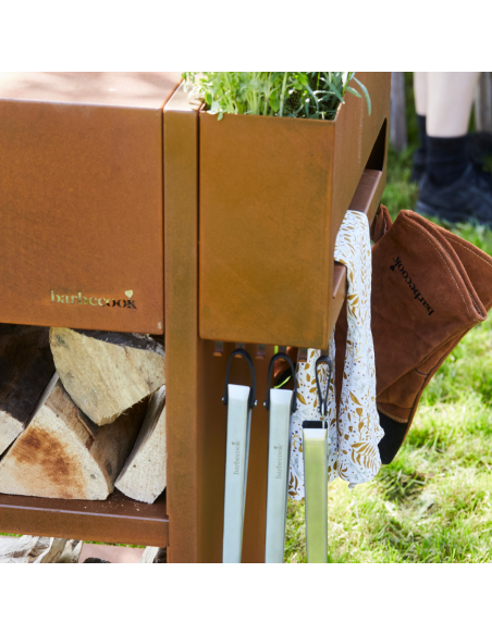 DESSERTE BUDDY  CORTEN -BARBECOOK