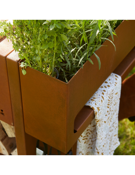 DESSERTE BUDDY  CORTEN -BARBECOOK